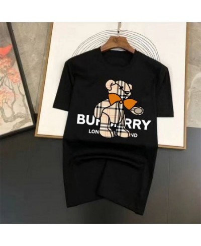 2023 Spring Summer Fashion 100%cotton Men/Women T-shirts Cartoon Letter Printed O-Neck Short Sleeve T Shirt clothes Top Tees ...