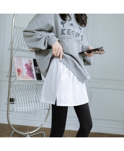 Fake Shirt Tail Shirt Extenders For Women Irregular Skirt Blouse Tail Hem Soft Cotton Detachable Underskirt Sweater Hemline $...