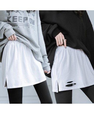 Fake Shirt Tail Shirt Extenders For Women Irregular Skirt Blouse Tail Hem Soft Cotton Detachable Underskirt Sweater Hemline $...