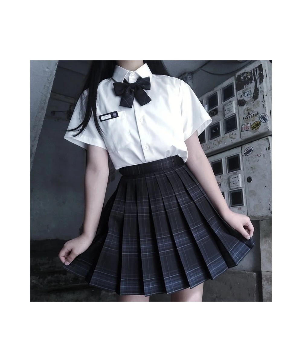 Korean Fashion Pleated Skirt Mini Skirts Womens 2023 Summer High Waist Kawaii Pink Black Plaid Skirt Harajuku Skirt Mujer $22...