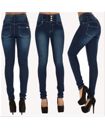 2023 Woman High Waist Jeans Slim Fit Sexy Skinny Hips Jeans Women Autumn Winter Pants High Quality Female Clothing $41.21 - J...