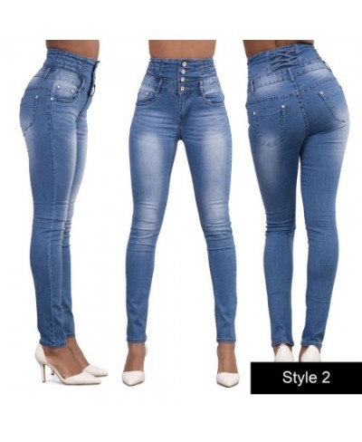 2023 Woman High Waist Jeans Slim Fit Sexy Skinny Hips Jeans Women Autumn Winter Pants High Quality Female Clothing $41.21 - J...