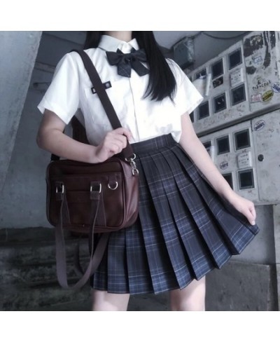 Korean Fashion Pleated Skirt Mini Skirts Womens 2023 Summer High Waist Kawaii Pink Black Plaid Skirt Harajuku Skirt Mujer $22...