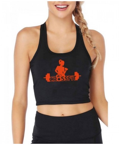 Crossfit Fitness Design Breathable Slim Fit Tank Top Women's Sport Workout Gift Idea Crop Tops Summer Camisole $22.15 - Tops ...