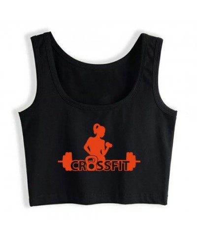 Crossfit Fitness Design Breathable Slim Fit Tank Top Women's Sport Workout Gift Idea Crop Tops Summer Camisole $22.15 - Tops ...