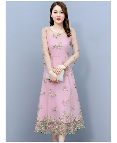 2023 Embroidery Floral Bodycon Dress Spring Summer Casual Luxury Prom Dress Women Elegant Party Night Maxi Vestidos $60.33 - ...