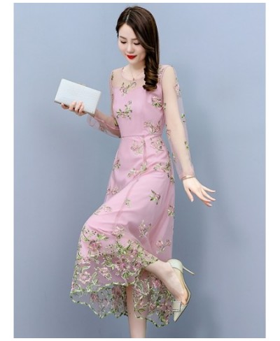 2023 Embroidery Floral Bodycon Dress Spring Summer Casual Luxury Prom Dress Women Elegant Party Night Maxi Vestidos $60.33 - ...