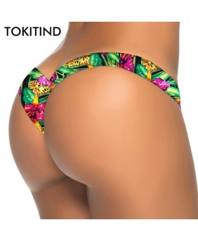 Thong Bikini Swimwear Women Thong Bathing Suits Swimsuit Brazilian Biquini Fashion Thong Bikinis Thong Swimming Suit $13.73 -...