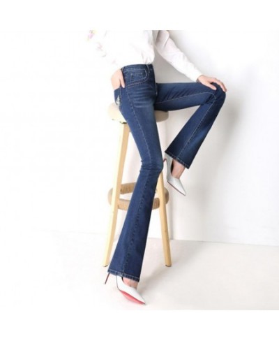 2023 Women's Jeans Trousers Jeans fashion high waist Stretch Flare Pants Slim Pants For Women r1476 $52.29 - Jeans