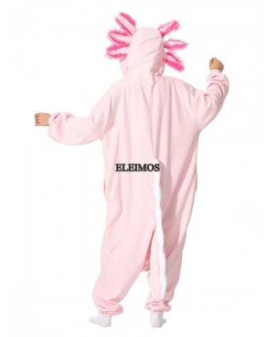 Halloween Onesie Cartoon Axolotl Pajama For Adult Kids Women Men Animal Kigurumis Pyjamas Homewear Cosplay Party Costume $55....