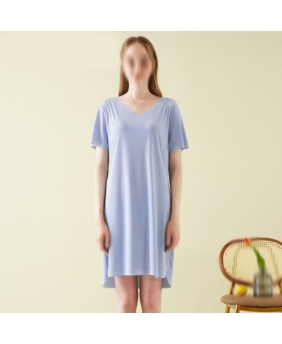 1pcs Women's Short Sleeve Nightdress New Summer Sleepwear Loose Home Clothing Daily Costumes Girl Birthday Gift $43.64 - Slee...