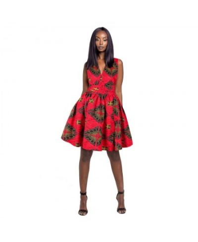 2023 autumn hot digital print African women's fashion sexy backless dress Middle East dress $35.47 - Skirts