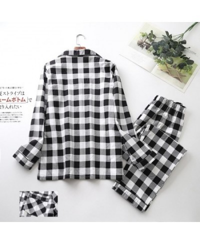 Ladies Autumn and Winter Cartoon Pattern Cotton Brushed Home Clothing Flannel Pajamas Set Women Confinement Clothes Set $42.9...