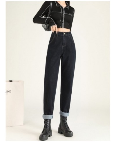 Summer 2023 New Straight Harlan Jeans Women's Loose Fit High Waist Slim Versatile Colorless $48.41 - Jeans