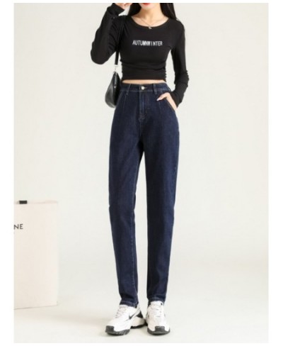 Summer 2023 New Straight Harlan Jeans Women's Loose Fit High Waist Slim Versatile Colorless $48.41 - Jeans