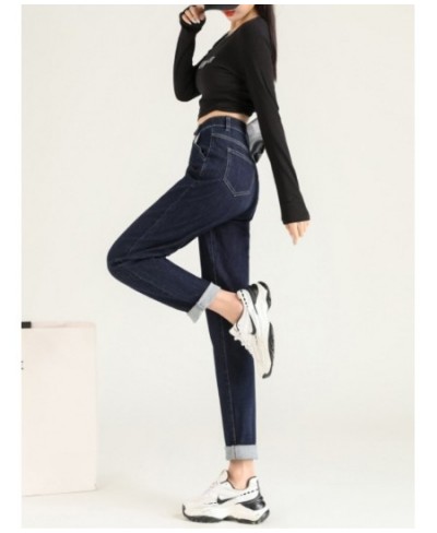 Summer 2023 New Straight Harlan Jeans Women's Loose Fit High Waist Slim Versatile Colorless $48.41 - Jeans