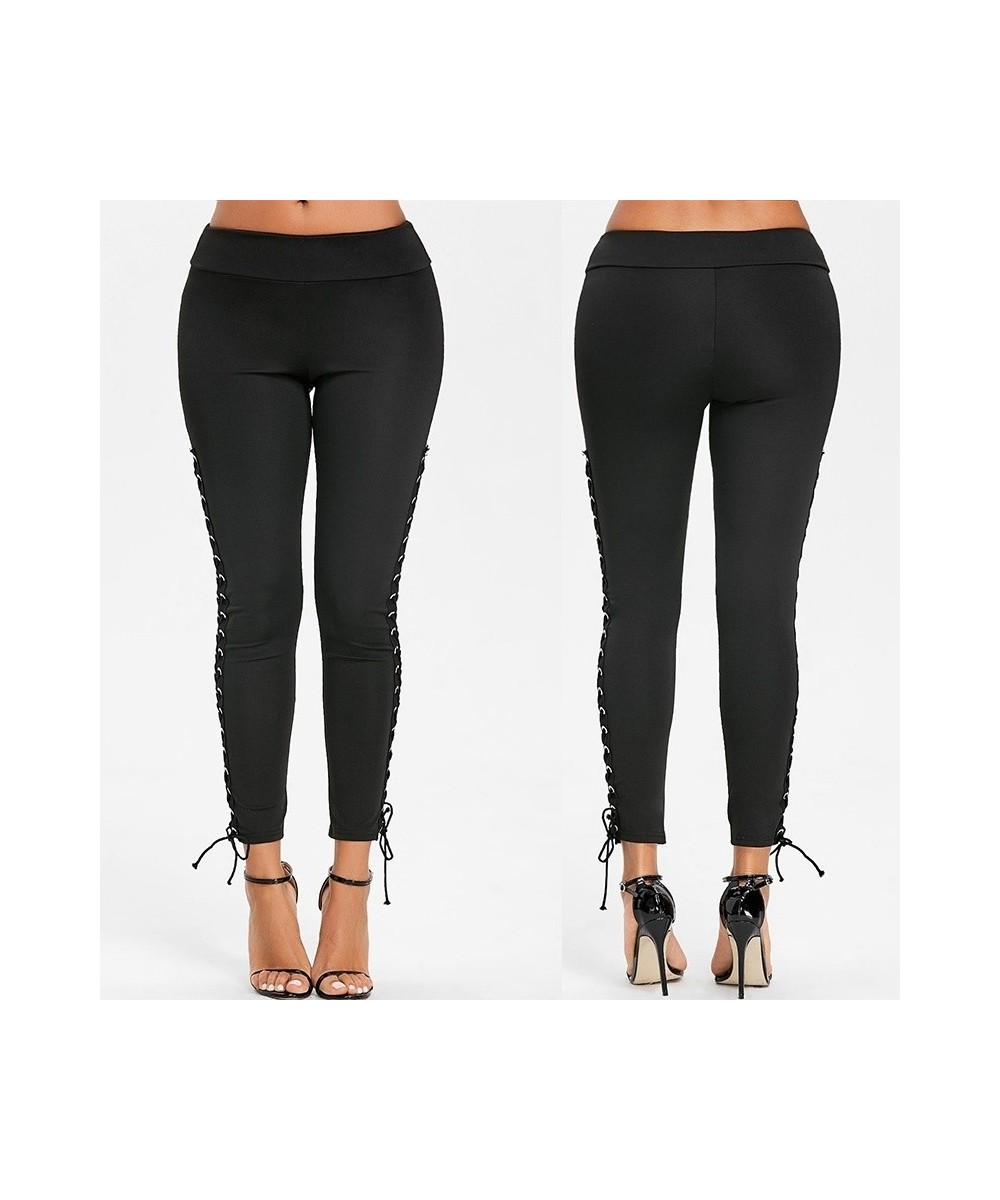 2022 Women High Waist Slim Skinny Female Leggings Stretchy Pants Jeggings Pencil Pants Large Size Bodysuit Pants $26.17 - Pan...