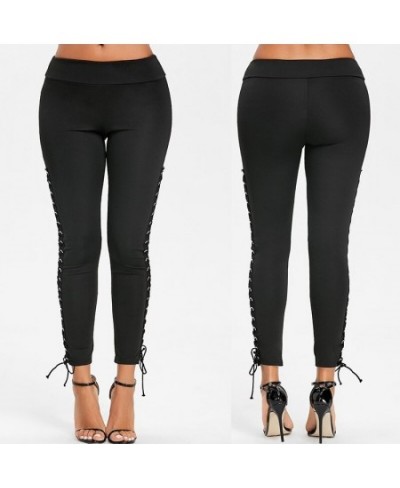 2022 Women High Waist Slim Skinny Female Leggings Stretchy Pants Jeggings Pencil Pants Large Size Bodysuit Pants $26.17 - Pan...