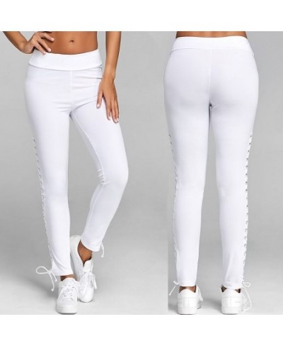 2022 Women High Waist Slim Skinny Female Leggings Stretchy Pants Jeggings Pencil Pants Large Size Bodysuit Pants $26.17 - Pan...