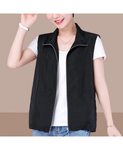 Casual Liner Cropped Summer Vest Women Lightweight Basic Turndown Collar Sleeveless Jackets Solid Color Classic Chaleco Mujer...