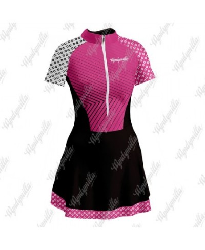 Wyndymilla Women's Bicycle Little Dress Short Sleeve Roupas Femininas Road Bike Race Breathable Suit Female Monkey Skirt $54....