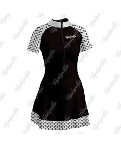 Wyndymilla Women's Bicycle Little Dress Short Sleeve Roupas Femininas Road Bike Race Breathable Suit Female Monkey Skirt $54....