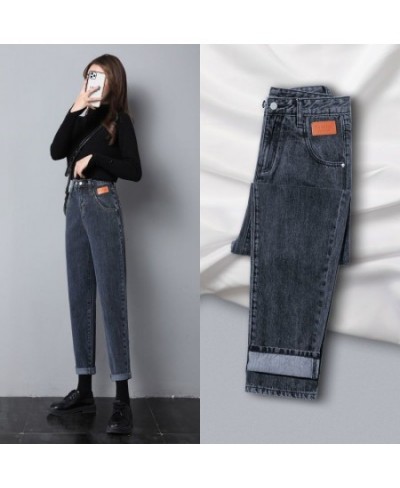 Jeans for Women Solid Denim Women Jeans Stretchy Harem Loose Full Length Lady Jeans Pants Full-length Jeans for Women T940 $4...