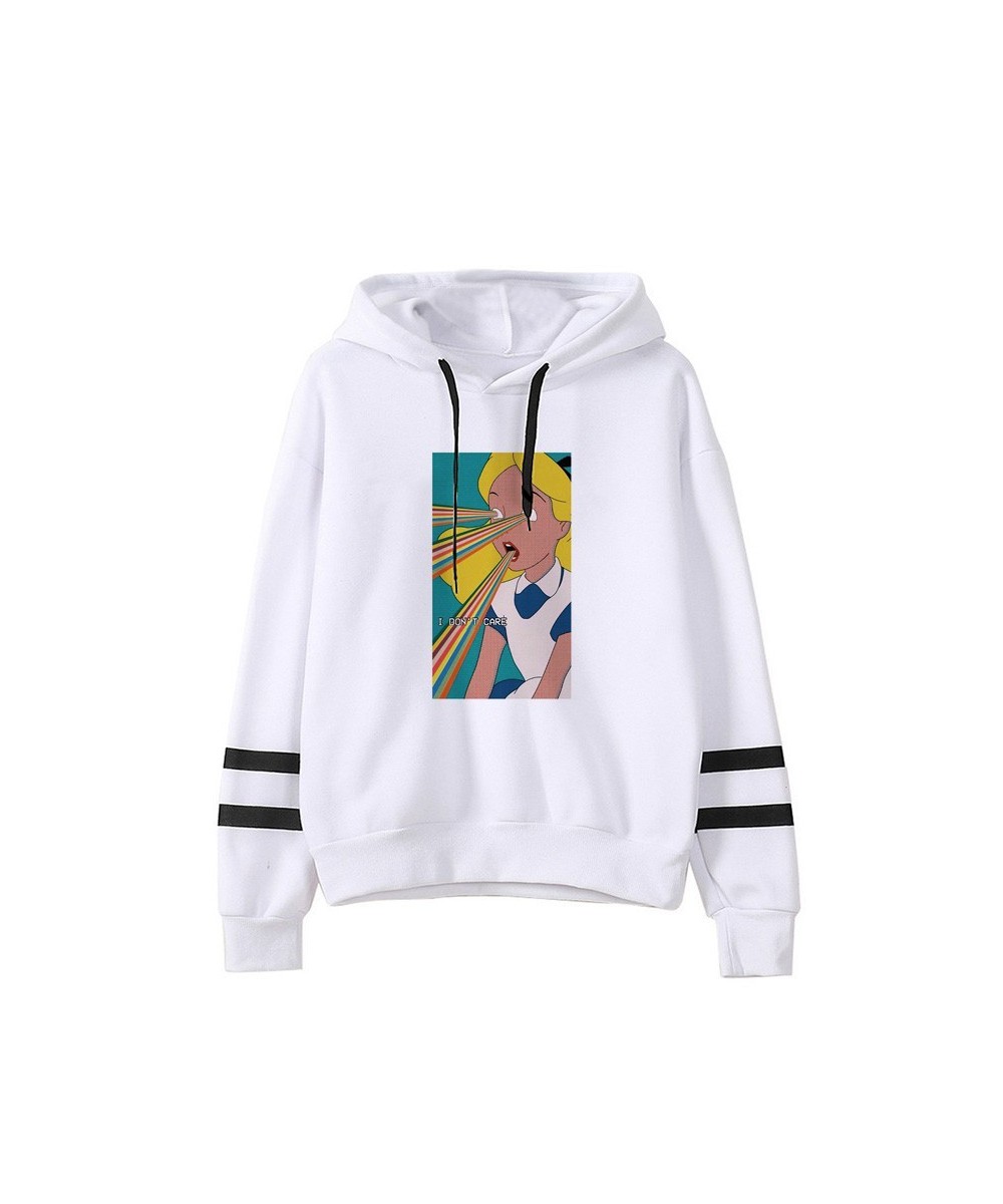 Black Alice In Wonderland Anime Funny Cartoon Hoodies Women Kawaii Manga Sweatshirt Graphic Harajuku Hoody Female $28.02 - Ho...