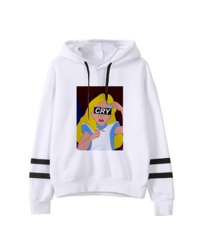 Black Alice In Wonderland Anime Funny Cartoon Hoodies Women Kawaii Manga Sweatshirt Graphic Harajuku Hoody Female $28.02 - Ho...