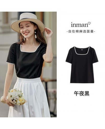 Summer Women's T-shirt Short Sleeve Woman Clothes Versatile Stripe Top Women Kawaii Polo Lapel Fashion Woman Blouses $35.08 -...