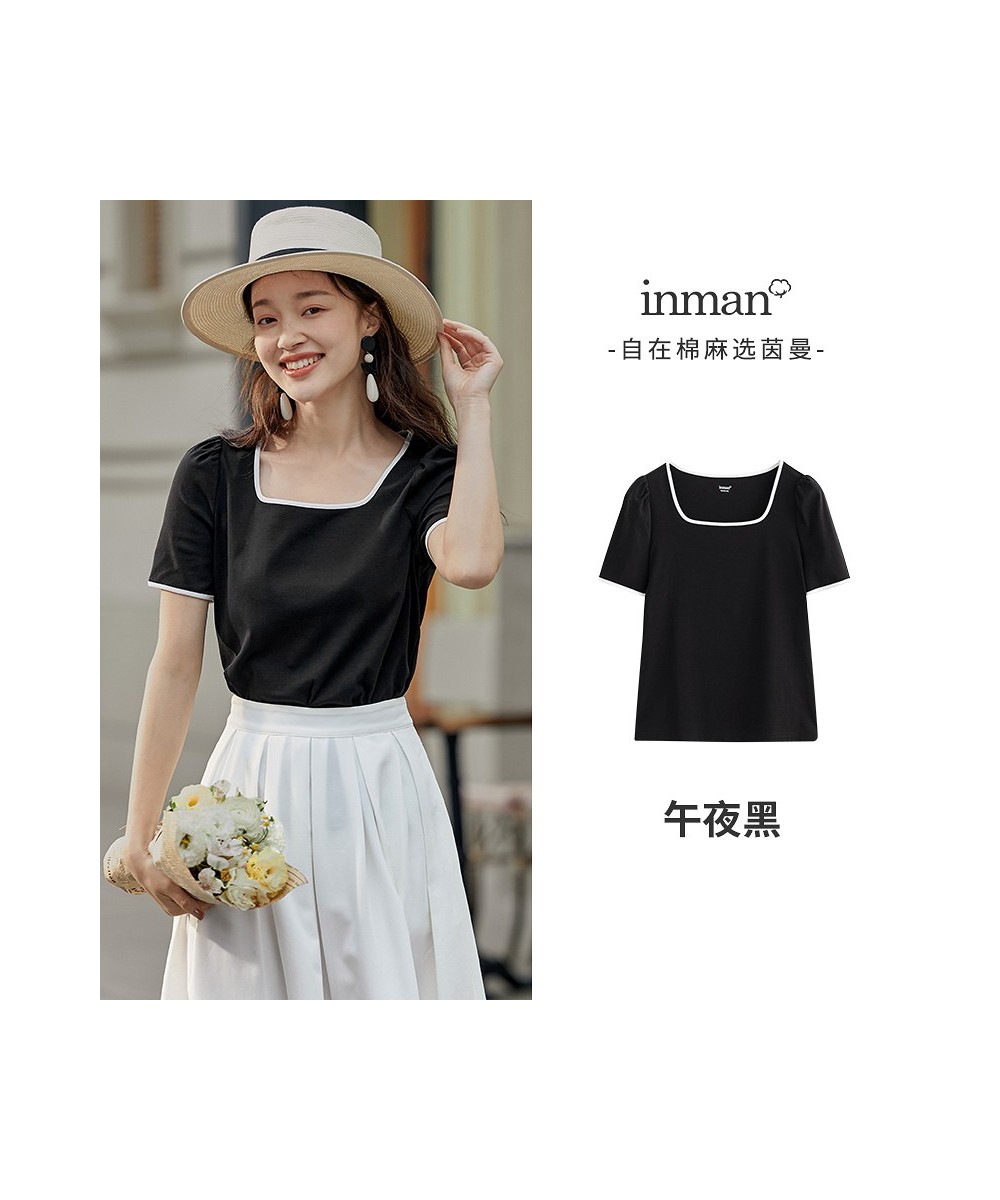 Summer Women's T-shirt Short Sleeve Woman Clothes Versatile Stripe Top Women Kawaii Polo Lapel Fashion Woman Blouses $35.08 -...