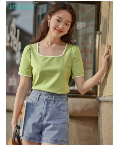 Summer Women's T-shirt Short Sleeve Woman Clothes Versatile Stripe Top Women Kawaii Polo Lapel Fashion Woman Blouses $35.08 -...