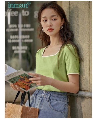 Summer Women's T-shirt Short Sleeve Woman Clothes Versatile Stripe Top Women Kawaii Polo Lapel Fashion Woman Blouses $35.08 -...