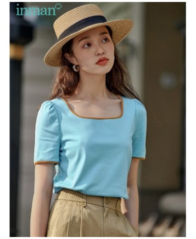 Summer Women's T-shirt Short Sleeve Woman Clothes Versatile Stripe Top Women Kawaii Polo Lapel Fashion Woman Blouses $35.08 -...