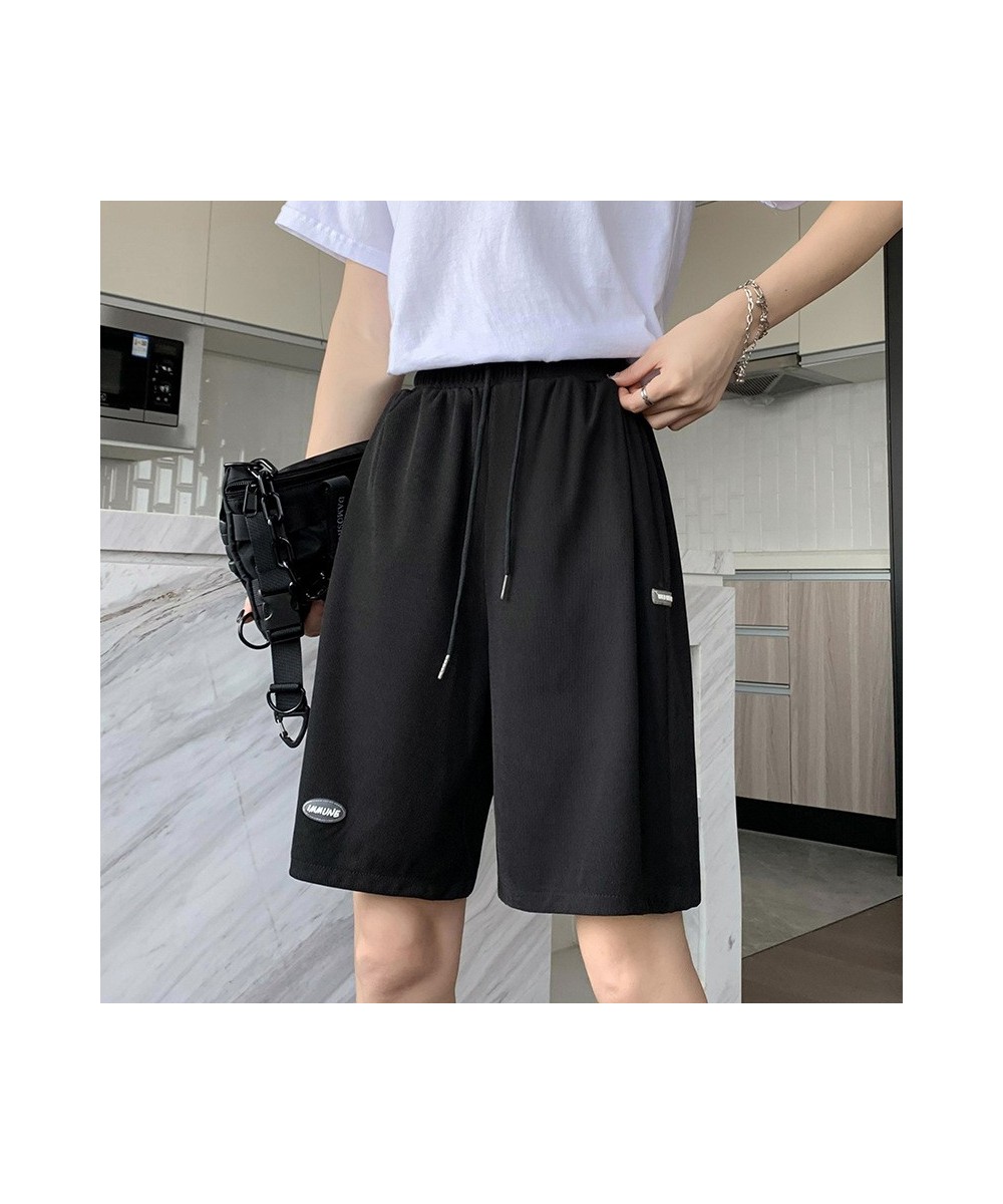 Women Plus Size High Waist Loose Shorts Short SweatPants Streetwear Womens Shorts 2023 Hot Summer Casual Ice Silk Biker Short...