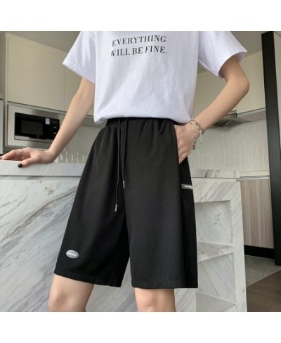 Women Plus Size High Waist Loose Shorts Short SweatPants Streetwear Womens Shorts 2023 Hot Summer Casual Ice Silk Biker Short...