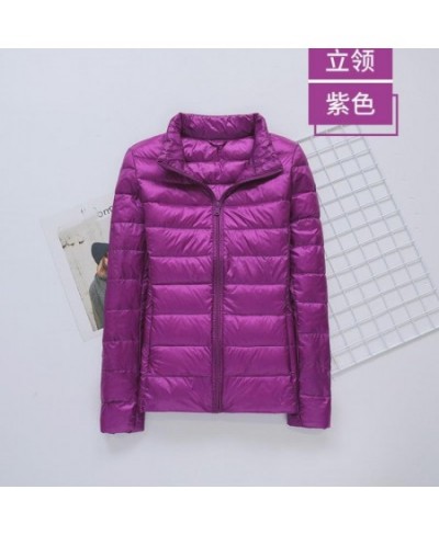 Spring Autumn Women Ultralight Thin Down Jacket White Duck Down Hooded Jackets Warm Winter Coat Parka Female Portable Outwear...