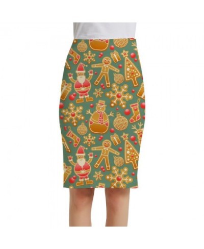 Christmas Skirts Women New Year Print Skirt Christmas Tree Pencil Party Sexy Ladies Skirts Womens summer Anime Fashion $27.95...