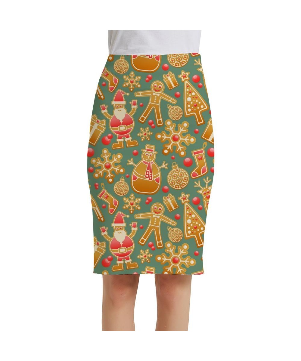 Christmas Skirts Women New Year Print Skirt Christmas Tree Pencil Party Sexy Ladies Skirts Womens summer Anime Fashion $27.95...