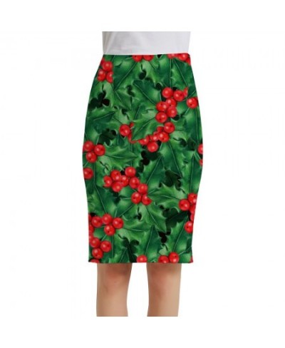 Christmas Skirts Women New Year Print Skirt Christmas Tree Pencil Party Sexy Ladies Skirts Womens summer Anime Fashion $27.95...