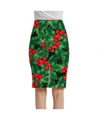 Christmas Skirts Women New Year Print Skirt Christmas Tree Pencil Party Sexy Ladies Skirts Womens summer Anime Fashion $27.95...