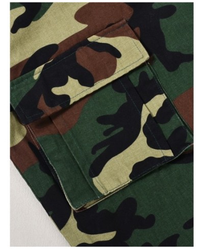 Fashion Women's Skirts High Waist Camouflage Spliced Pockets Split Asymmetric Knee-length Skirts Summer 2023 New 17A7276 $40....