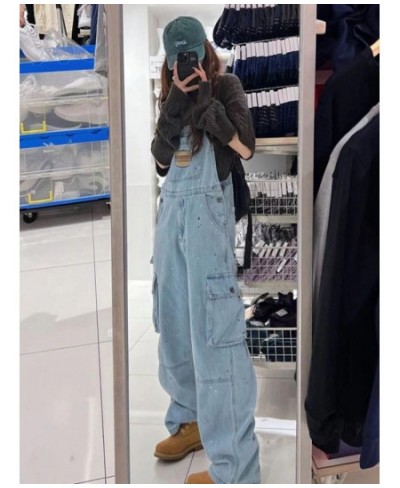 Fashion Women's Y2K Jeans Streetwear Overalls Baggy Pants Women 2022 Simple High Rise Female Trousers Designer Vintage Jean $...