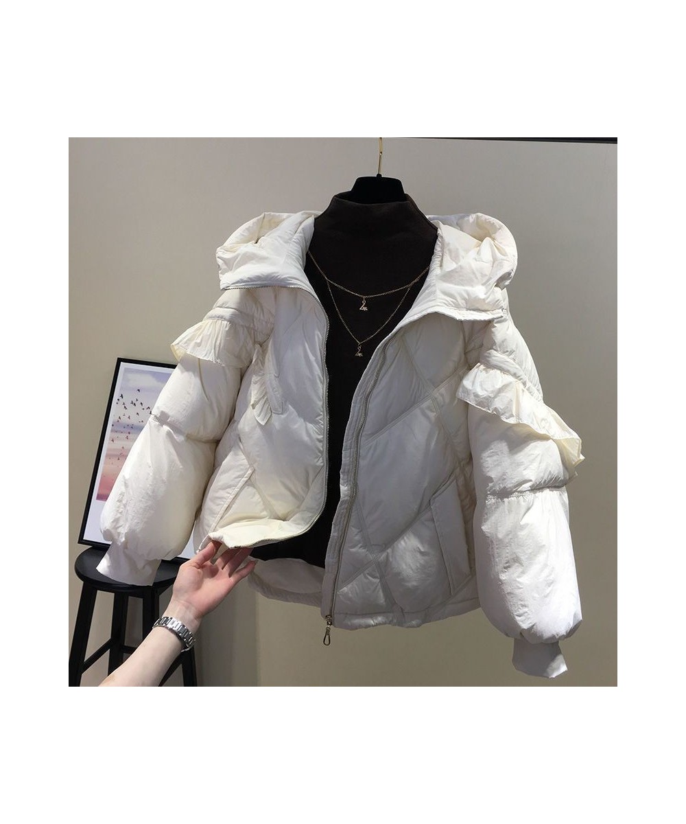 Winter Warm Outwear Zipper Jackets Solid Fashion Coat Women's Parkas With Hoody Thick Loose Casual Thickened Warm Clothes $94...