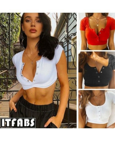 Fashion Women Casual Solid Tank Tops Vest Blouse Sexy Sleeveless Crop Tops Shirt $20.92 - Tops & Tees