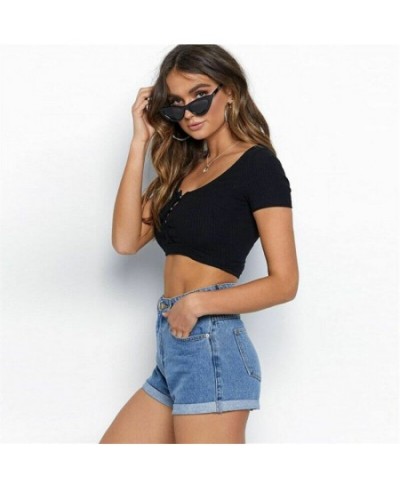 Fashion Women Casual Solid Tank Tops Vest Blouse Sexy Sleeveless Crop Tops Shirt $20.92 - Tops & Tees