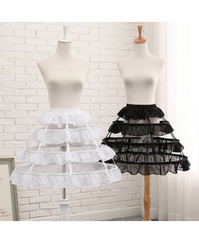 Victorian Dress Pannier Hoop Skirt Bustle Cage Skirt Girls Lolita Fish Bone Cosplay Dress Skirt Petticoat $32.84 - Bottoms