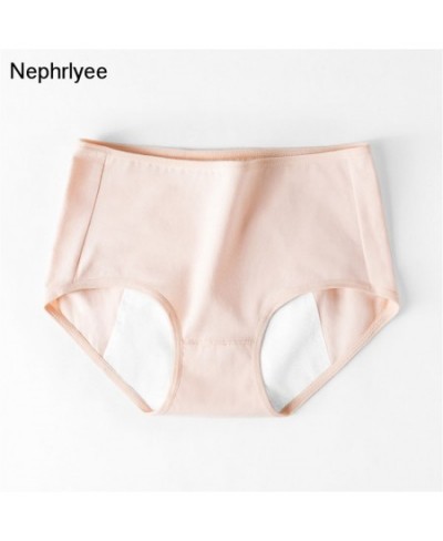 Period Leak Proof Menstrual Cotton Women's Underwear Physiological Panties Solid mid Waist Briefs Breathable Underpants $8.64...