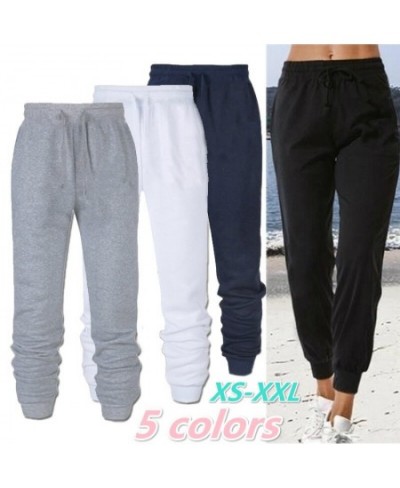 Woens Joggers Casual Pants Women Sportswear Tracksuit Bottoms Skinny Sweatpants Trousers Black Gyms Jogger Track Pants 2023 $...