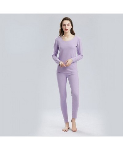 Women velvet thermal underwear set Top & pants constant temperature heating seamless autumn winter $36.17 - Underwear